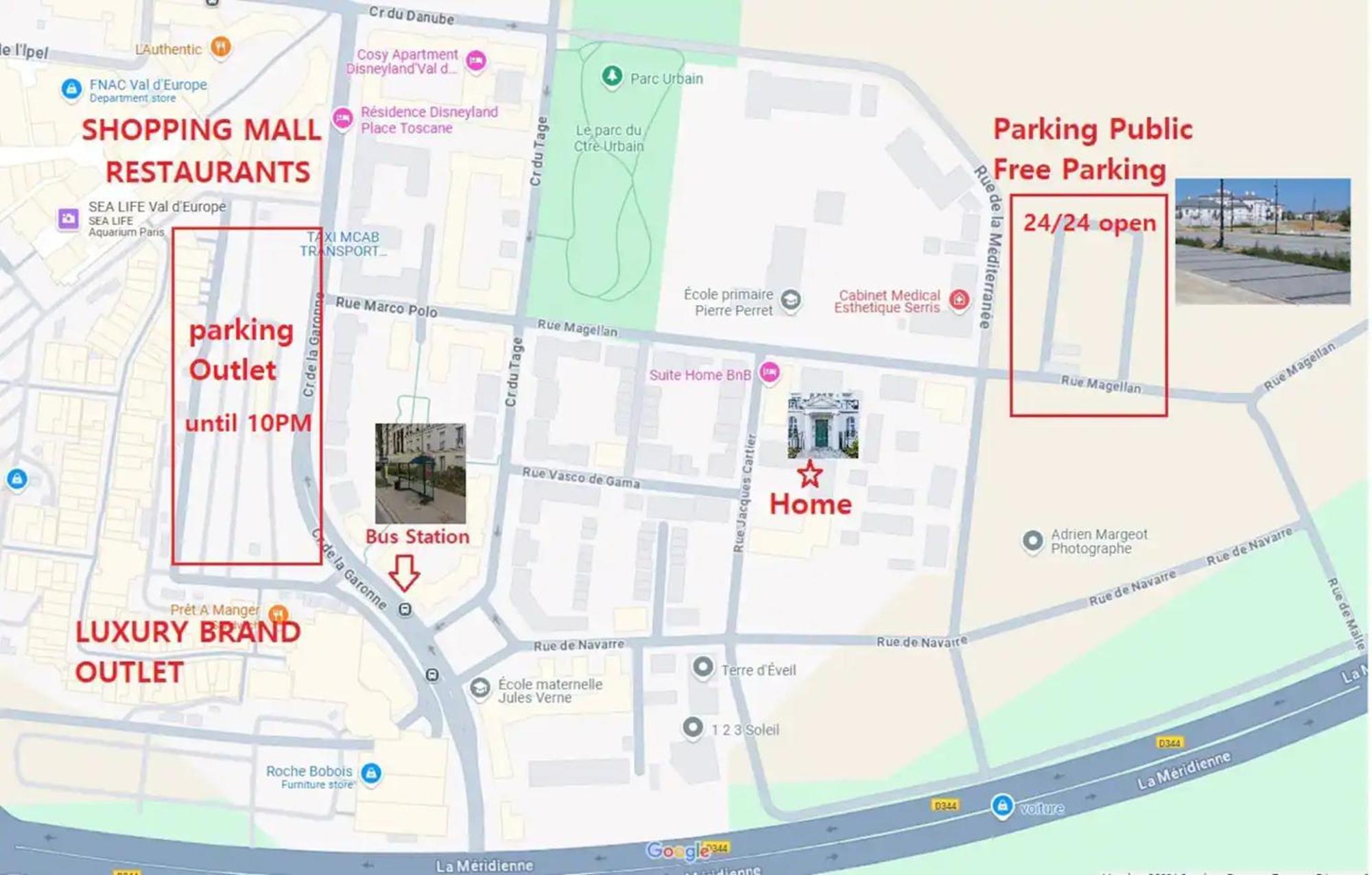 Le Cartier Appt F3, 7Mn Disneyland, Parking,Terrace 塞里斯 外观 照片